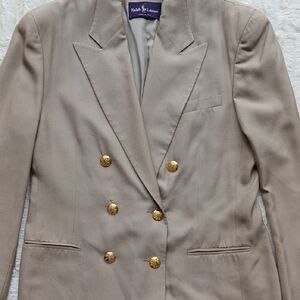 Vintage Ralph Lauren Purple Label Silk Blazer